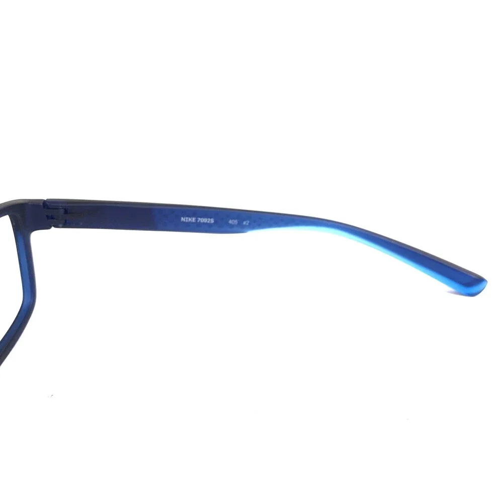 Nike Eyeglasses Frames 7092S 405 Matte Blue Rectangle Full Rim 54-15-143